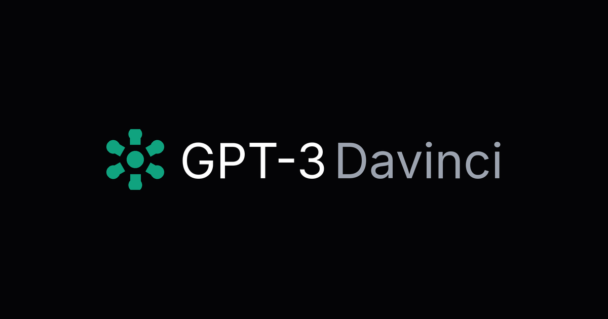 GPT-3 (Davinci / InstructGPT)