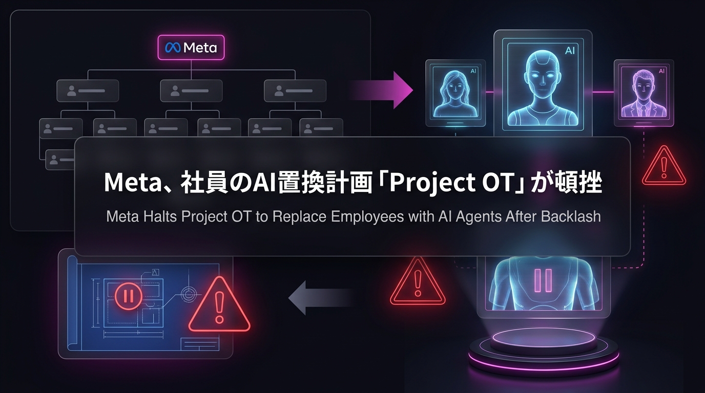 Meta、社員のAI置換計画「Project OT」が頓挫