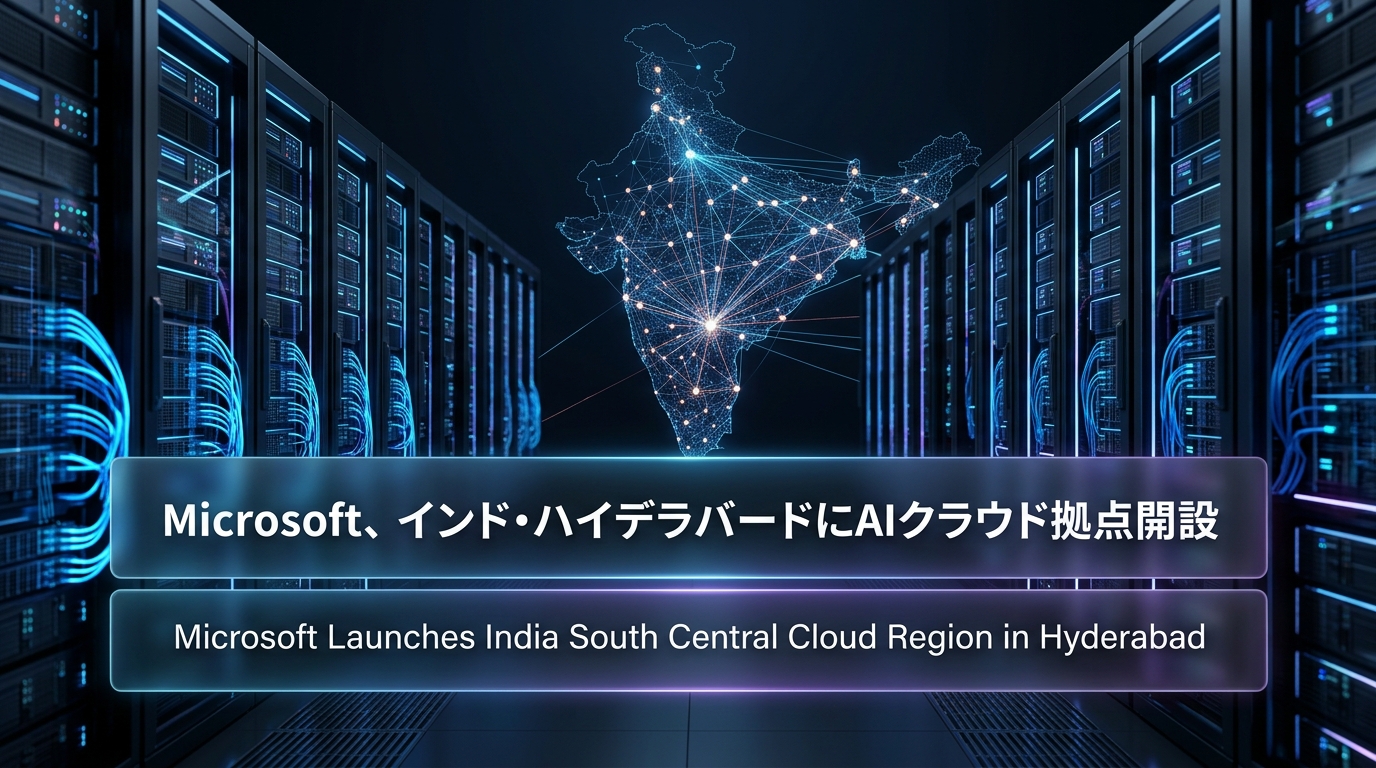 Microsoft、インド・ハイデラバードにAIクラウド拠点開設
