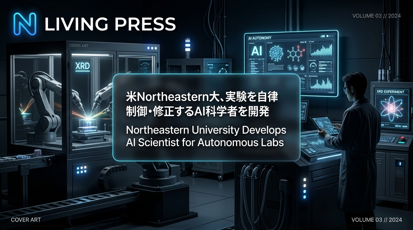 米Northeastern大、実験を自律制御・修正するAI科学者を開発