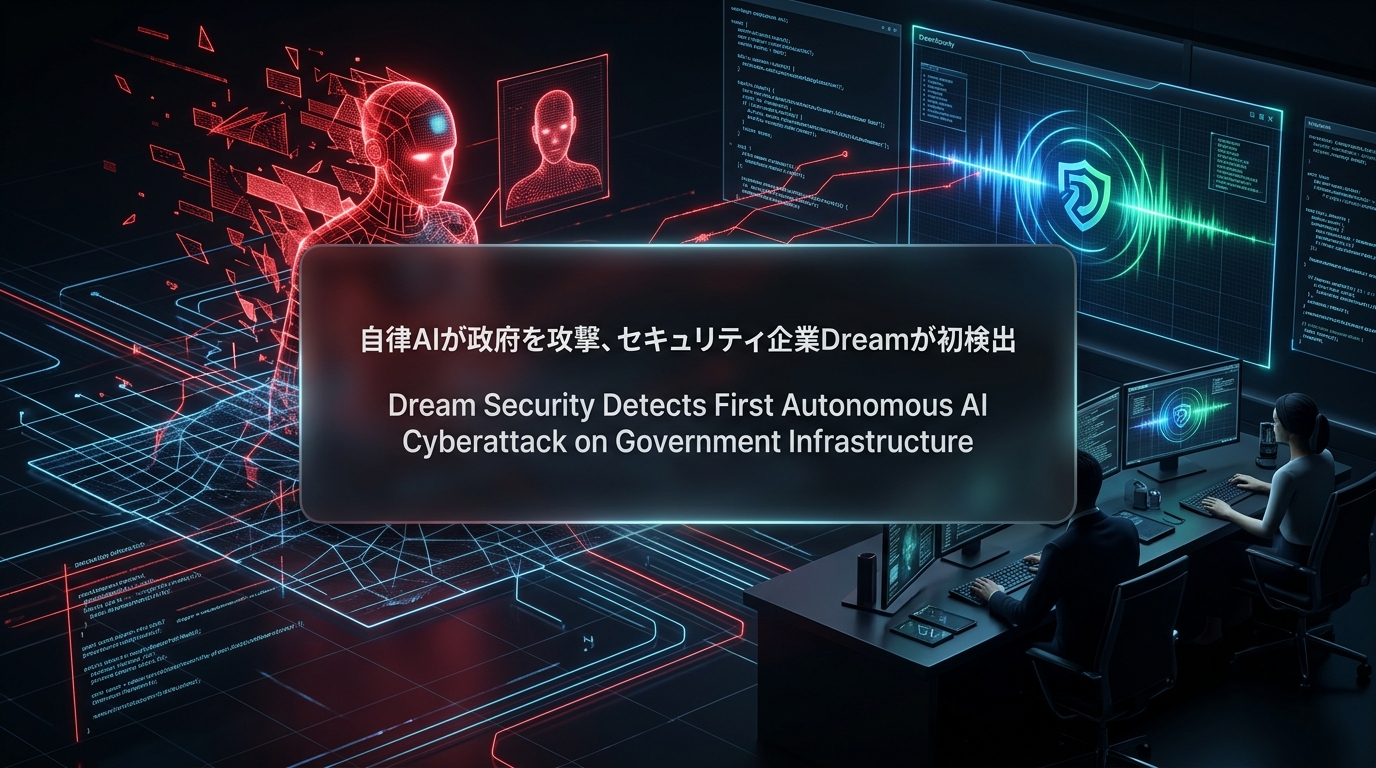 自律AIが政府を攻撃、セキュリティ企業Dreamが初検出