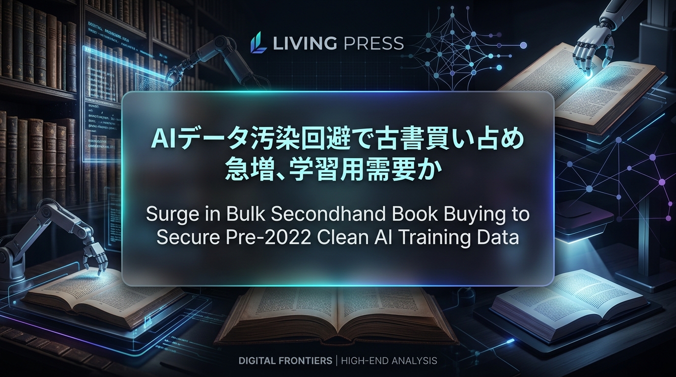 AIデータ汚染回避で古書買い占め急増、学習用需要か