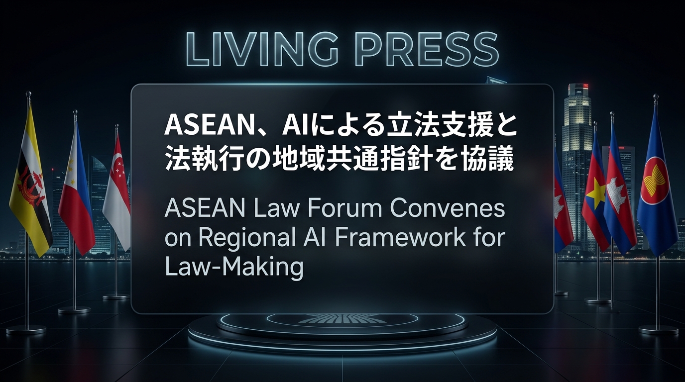 ASEAN、AIによる立法支援と法執行の地域共通指針を協議