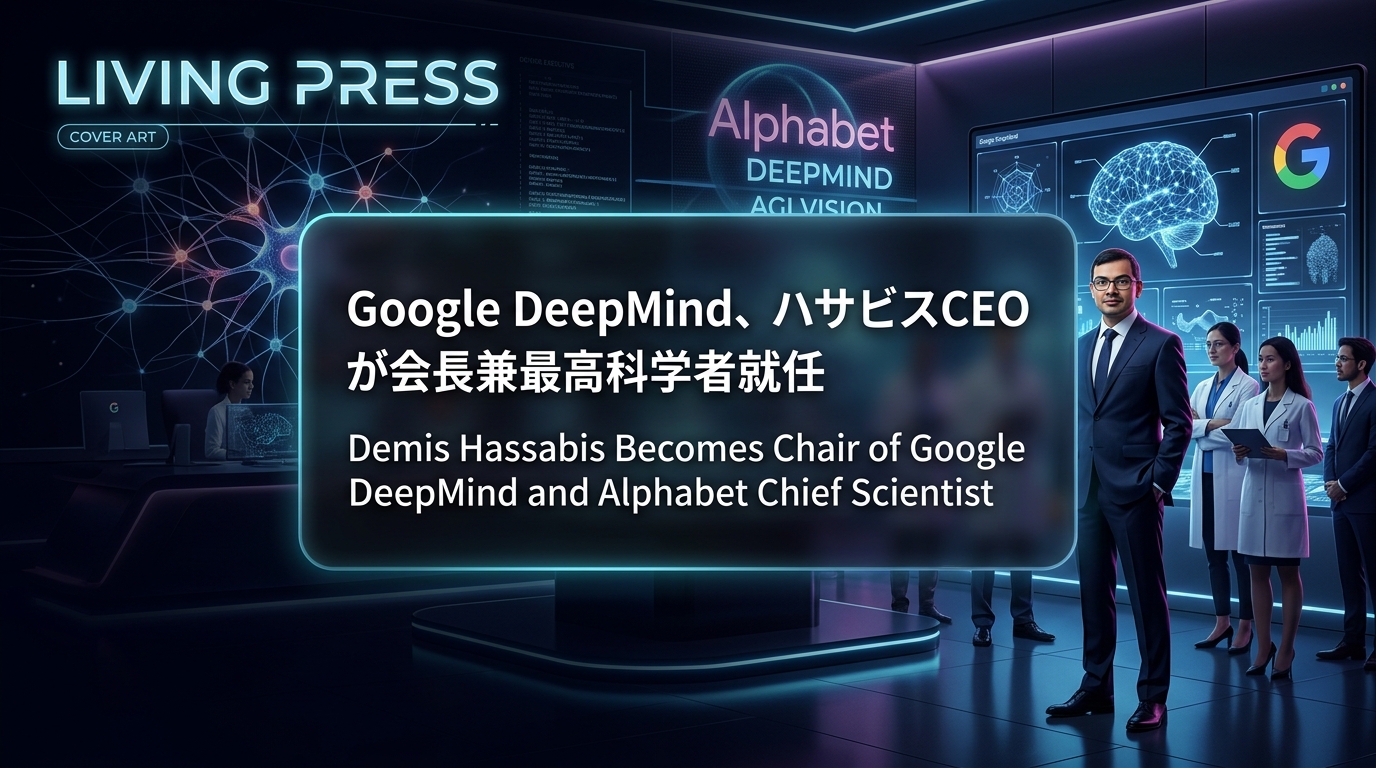 Google DeepMind、ハサビスCEOが会長兼最高科学者就任