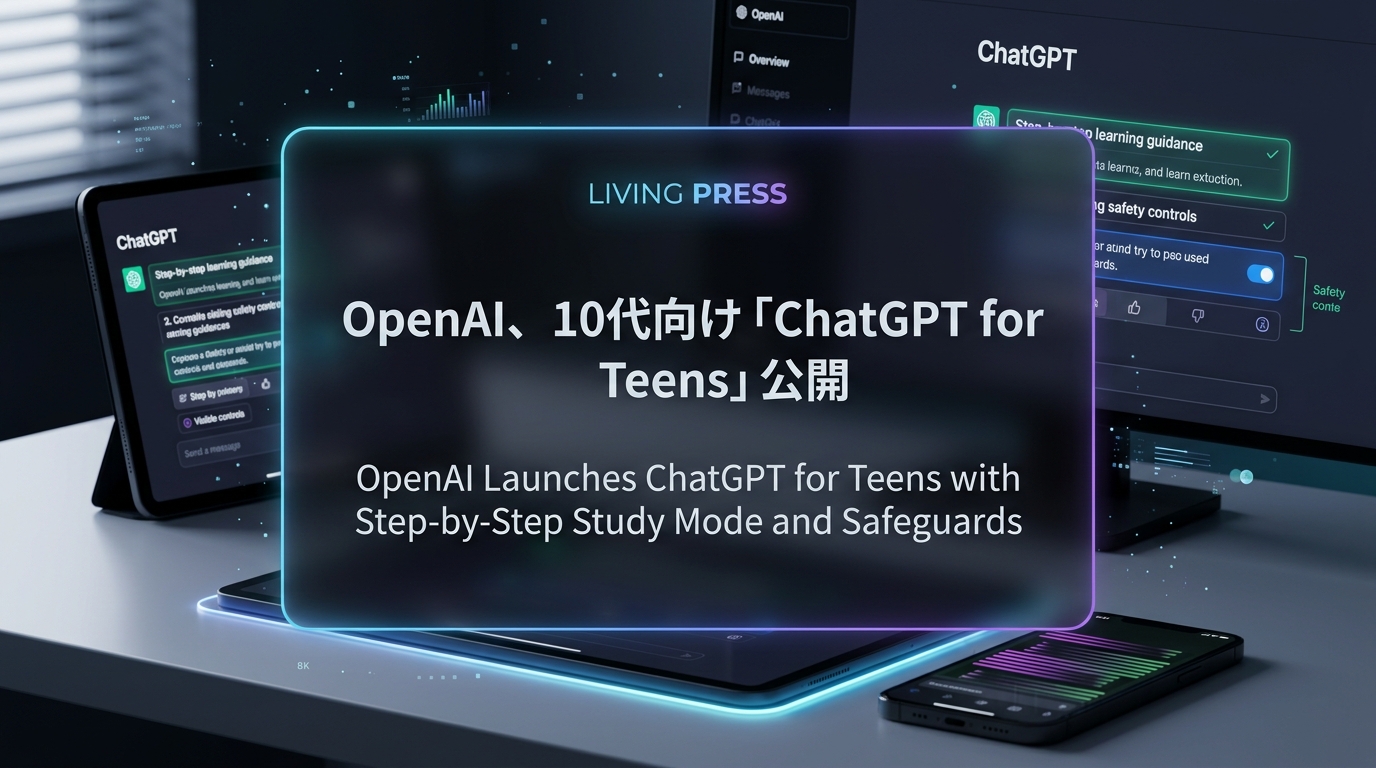 OpenAI、10代向け「ChatGPT for Teens」公開