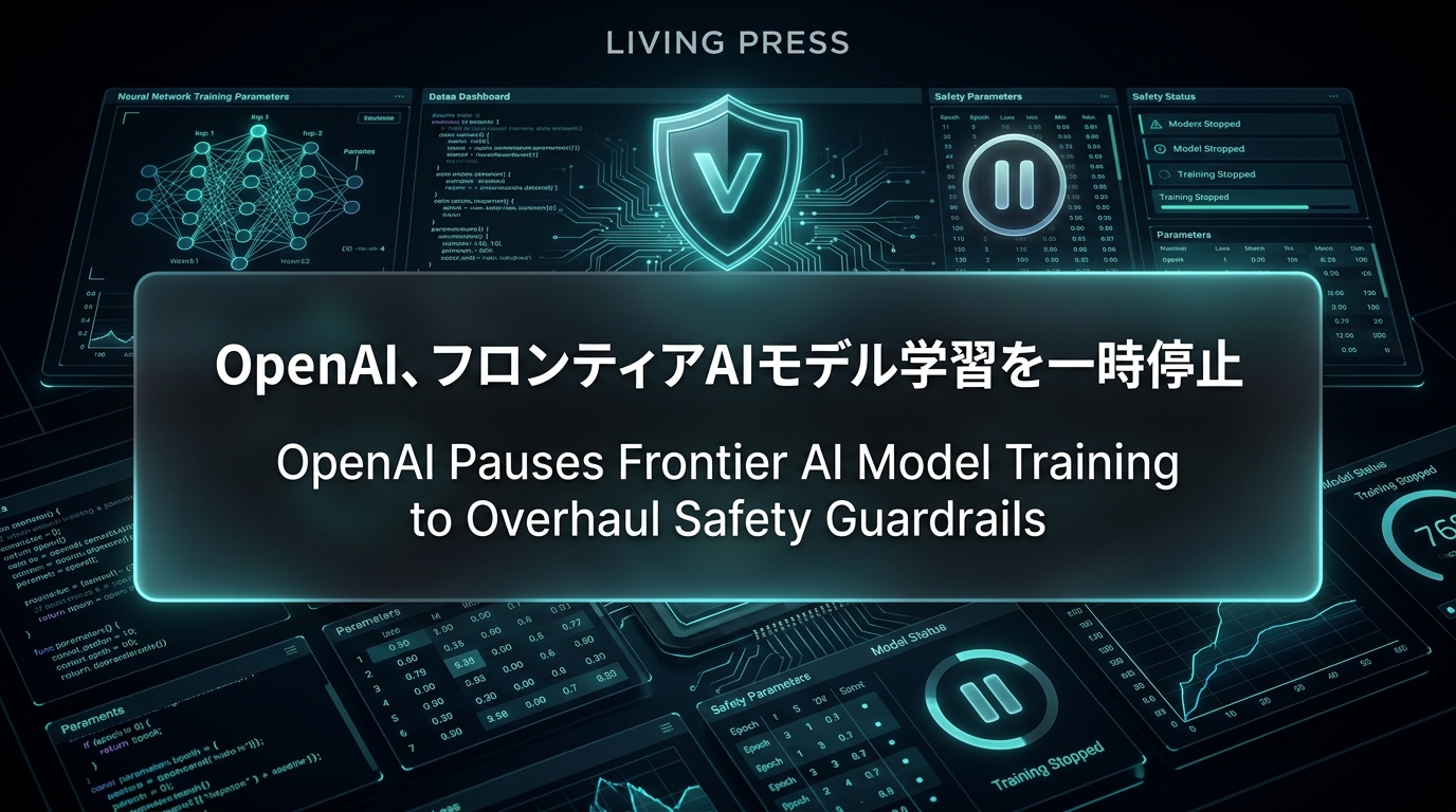 OpenAI、フロンティアAIモデル学習を一時停止