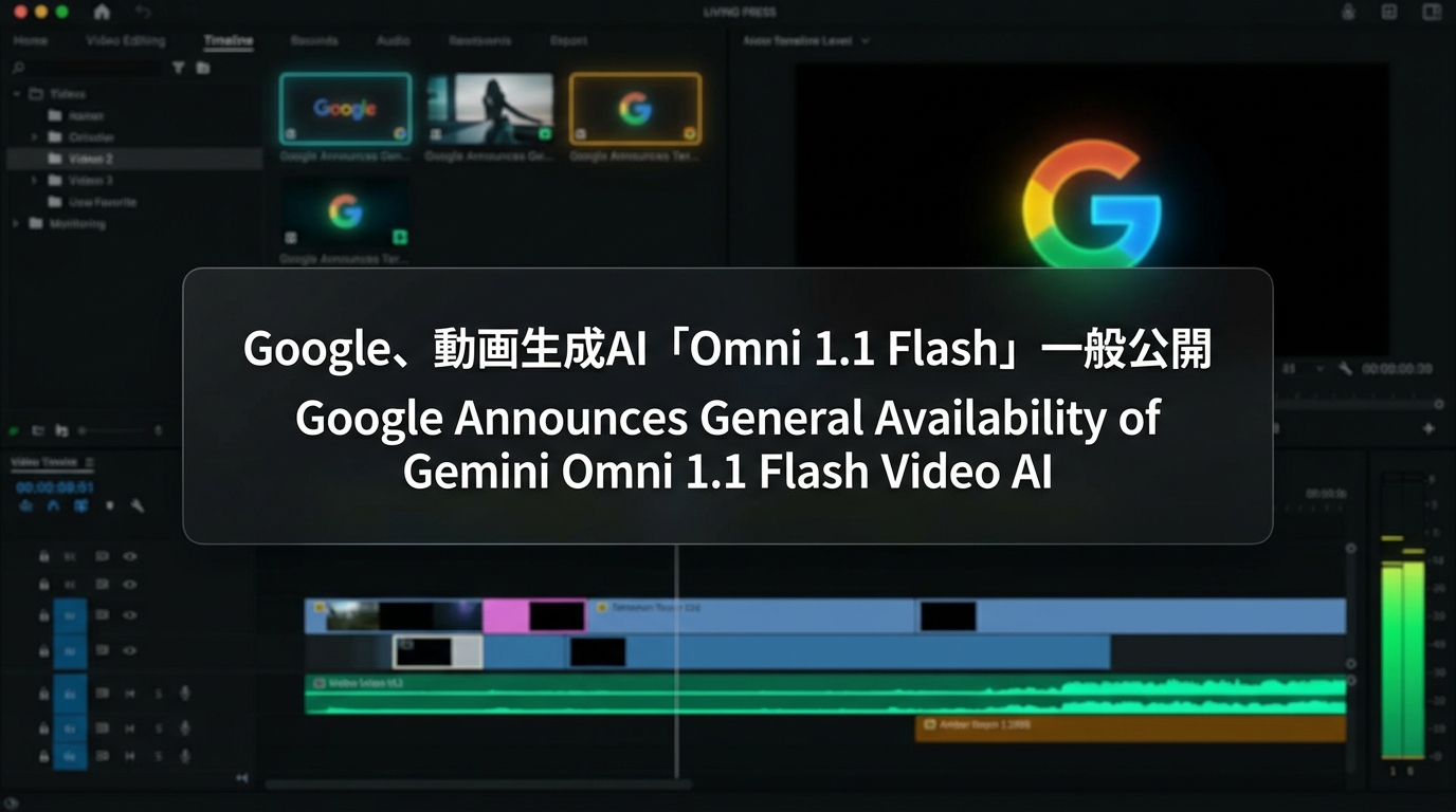 Google、動画生成AI「Omni 1.1 Flash」一般公開