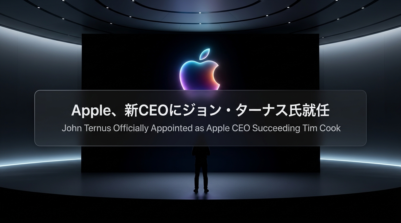 Apple、新CEOにジョン・ターナス氏就任