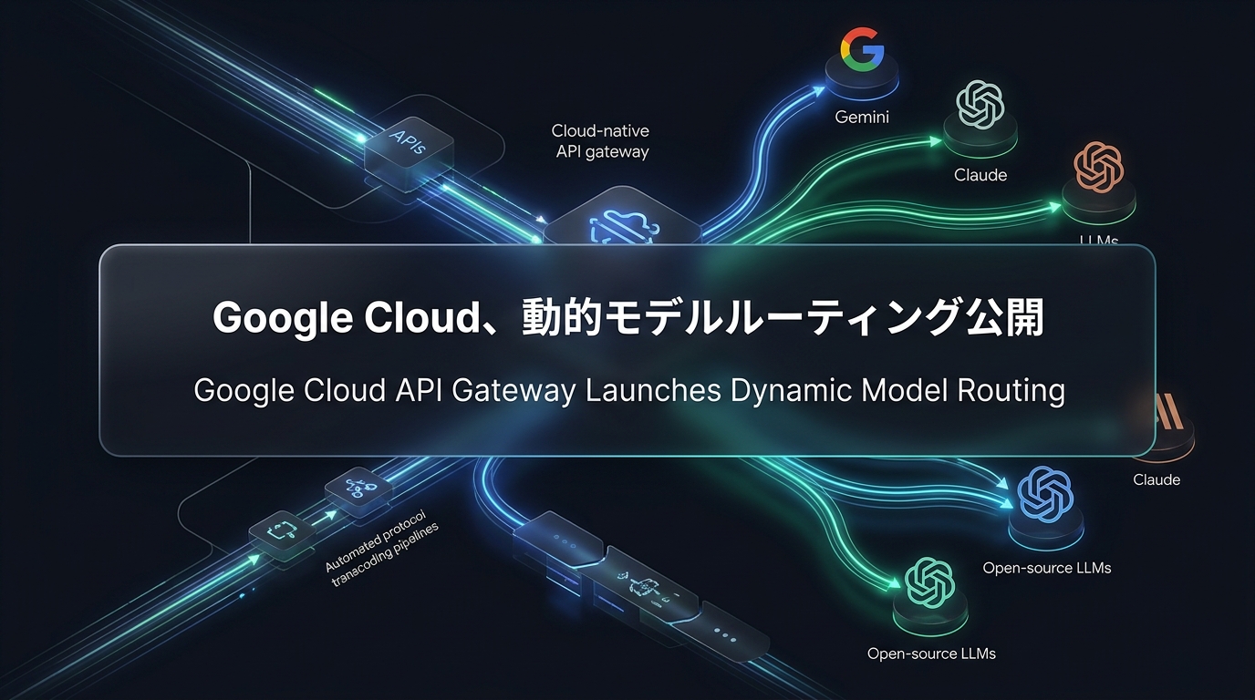Google Cloud、動的モデルルーティング公開