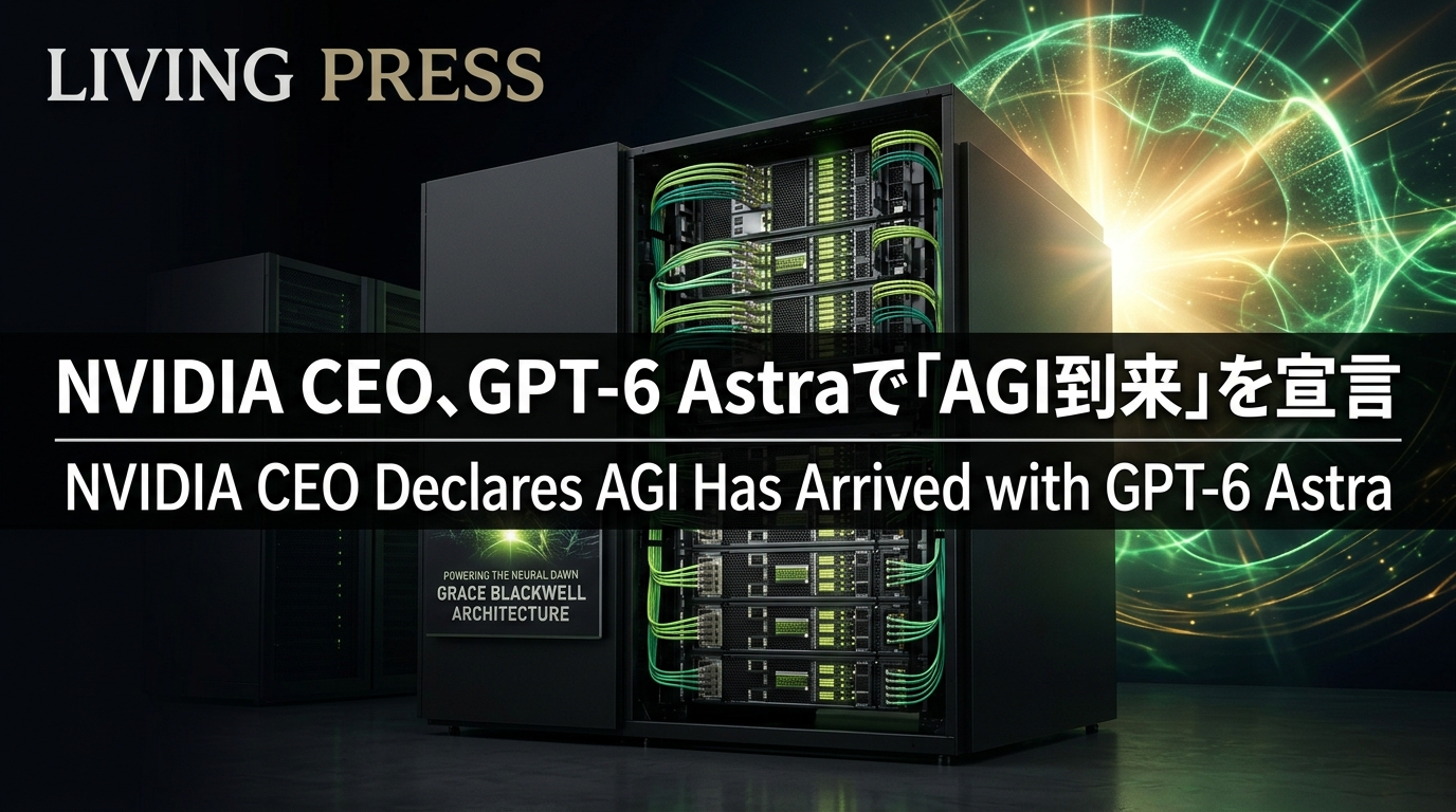 NVIDIA CEO、GPT-6 Astraで「AGI到来」を宣言