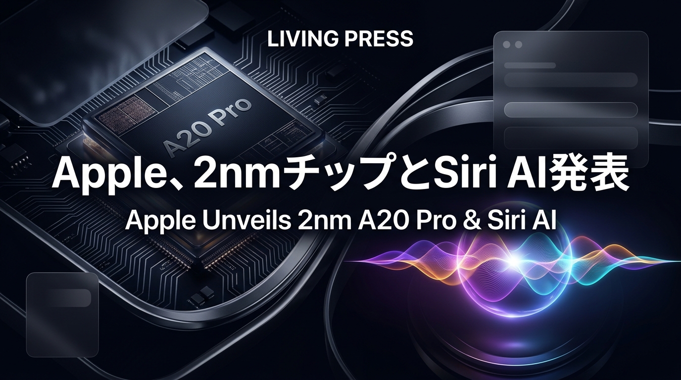 Apple、2nmチップとSiri AI発表