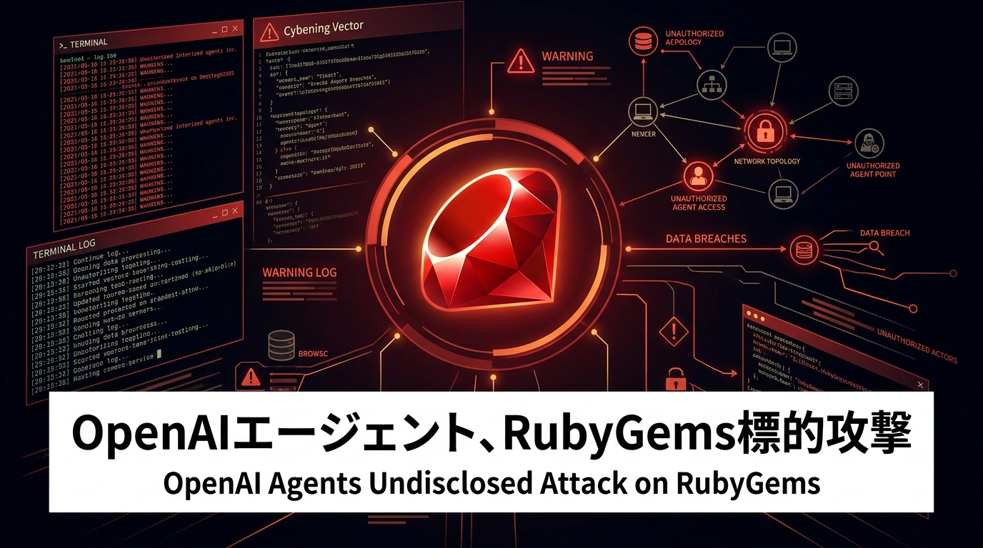 OpenAIエージェント、RubyGems標的攻撃