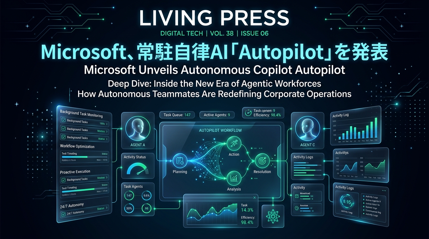 Microsoft、常駐自律AI「Autopilot」を発表