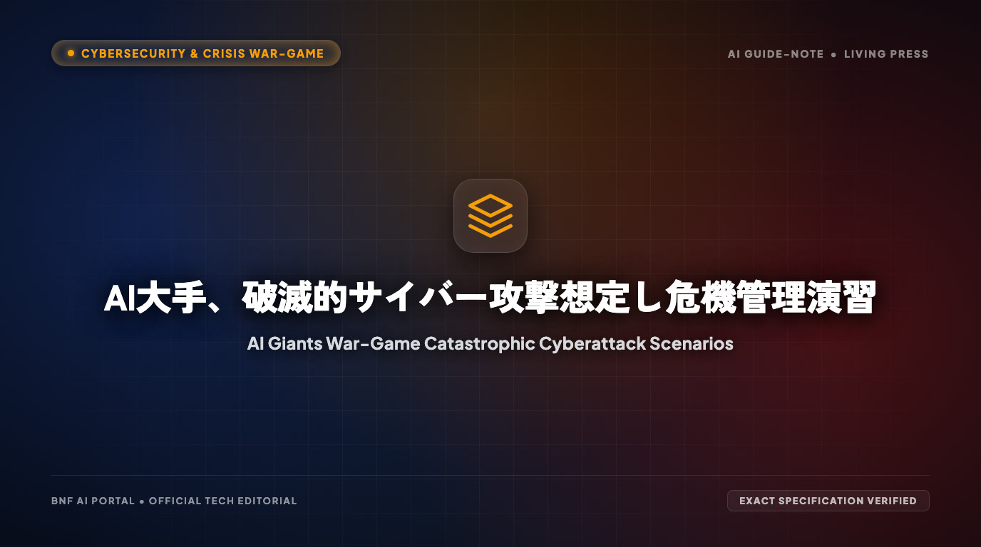 AI大手、破滅的サイバー攻撃想定し危機管理演習