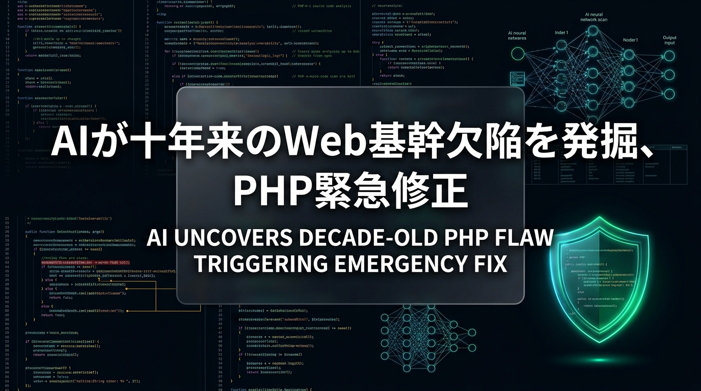 AIが十年来のWeb基幹欠陥を発掘、PHP緊急修正