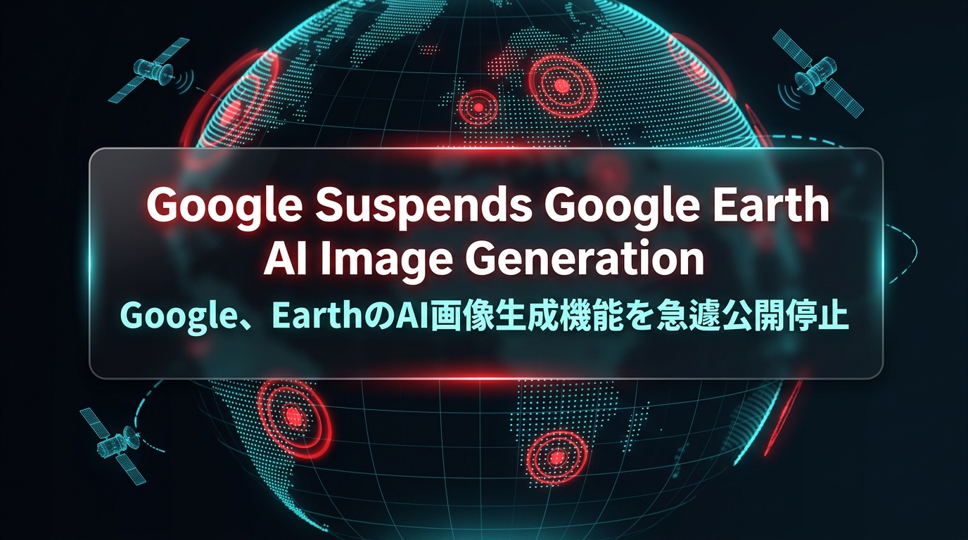 Google、EarthのAI画像生成機能を急遽公開停止